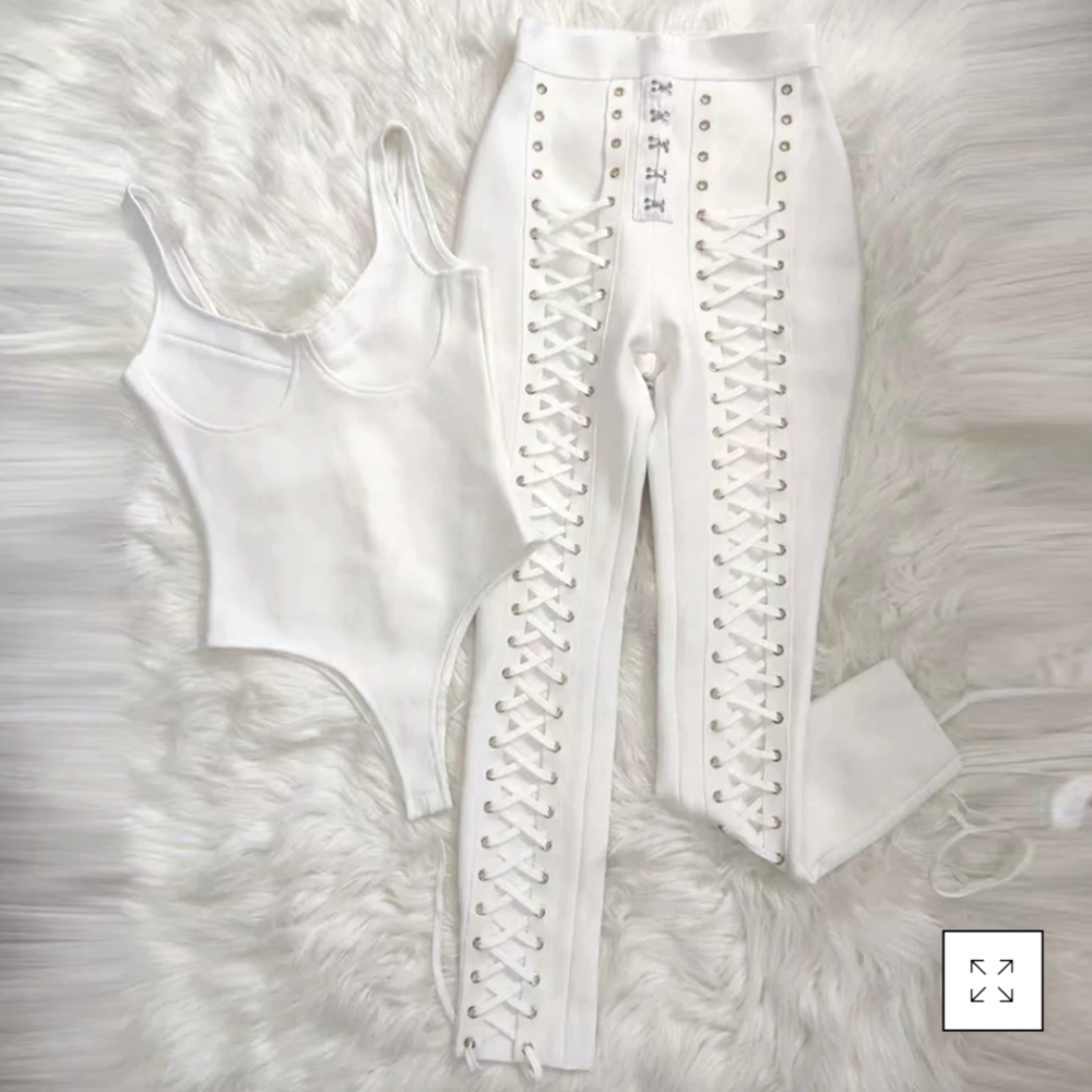 White Jump Suit